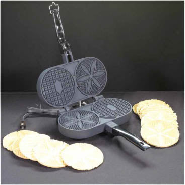Model 1000T - Original Pizzelle Iron, Non-Stick